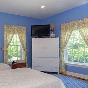 Laura Ashley set of 4 curtain panels and tie backs